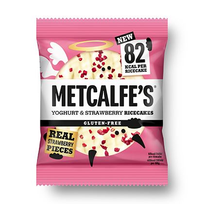 Metcalfe's Yoghurt & Strawberry Rice Cakes