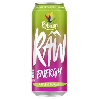 Rubicon Raw Energy Apple Guava 500ml (Case of 12)
