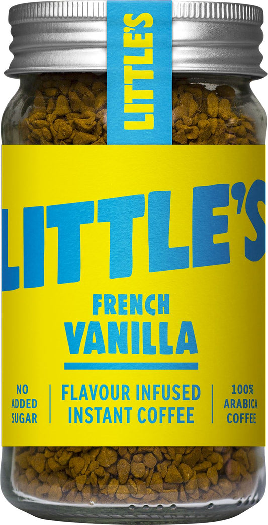 LITTLE'S French Vanilla Flavour Instant Coffee 50g - 1 Case