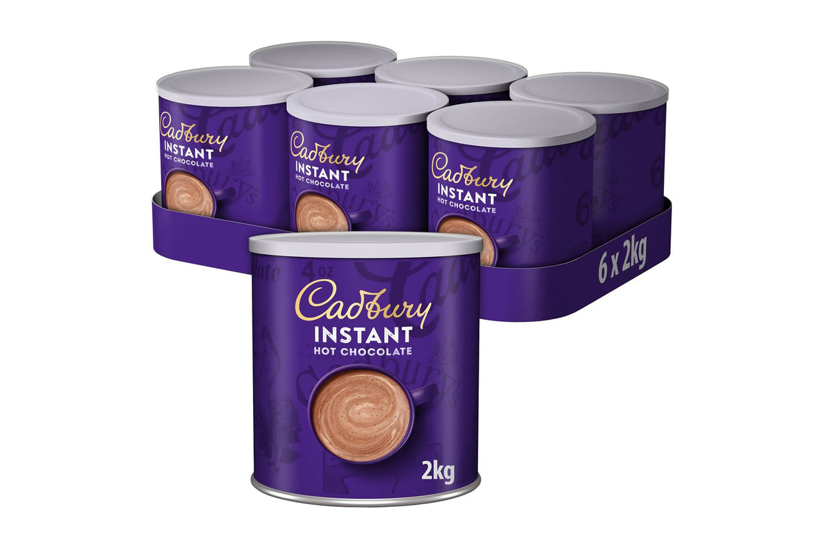 Cadbury Instant Hot Chocolate Large Tub (Case of 6)