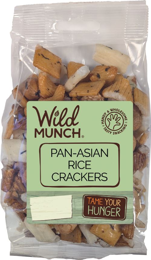 WILD MUNCH Pan-Asian Rice Crackers 125g