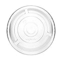 Flat PLA Lid Straw Slot Fits 9-20oz Cups