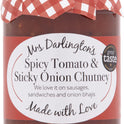 DARLINGTON'S Spicy Tomato & Sticky Onion Chutney 312g - 1 Case
