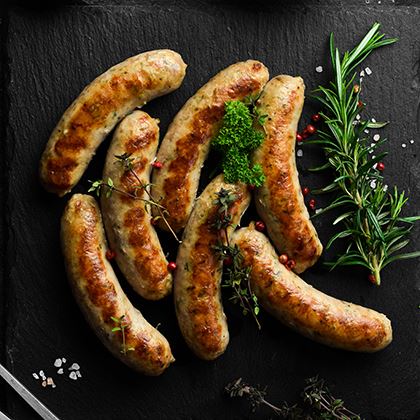 Plumtree Chicken Sausages 8's Halal (Case of 1)