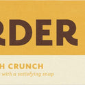 BORDER Butterscotch Crunch 135g - 1 Case