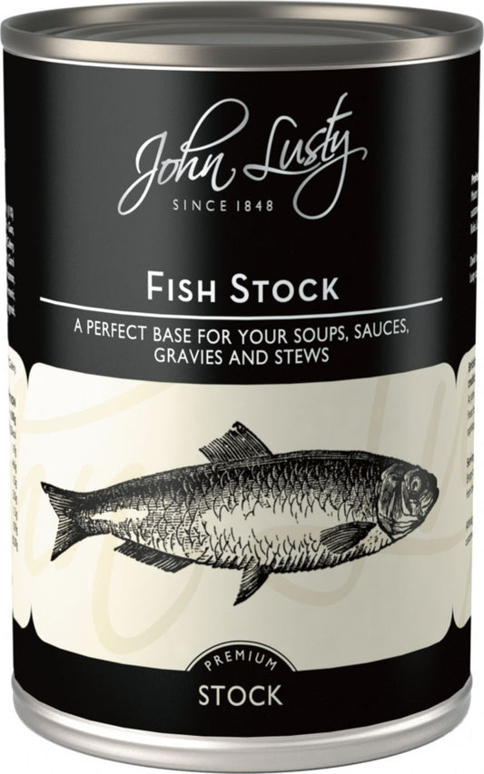 JOHN LUSTY Traditional Fish Stock 392g - 1 Case