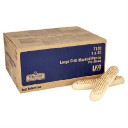Schulstad Large Grill Marked Panini Pre-Sliced 27cm (Case of 1)