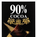 LINDT Excellence Dark 90% Cocoa Bar 100g - 1 Case