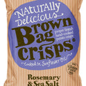 BROWN BAG CRISPS Rosemary & Sea Salt 40g - 1 Case