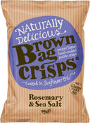 BROWN BAG CRISPS Rosemary & Sea Salt 40g (Case of 20)