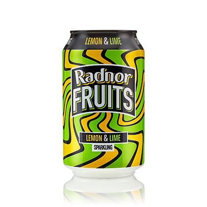Radnor Fruits Sparkling Lemon and Lime Can (Case of 24)