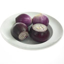 Prepared Red Onion Whole Peeled (Case of 1)