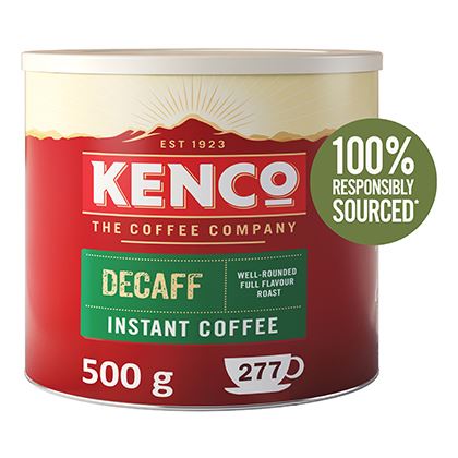 Kenco Decaffeinated Freeze Dried Instant Coffee Tin