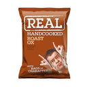 Real Crisps Roast Ox Flavour Hand Coooked Potato Crisps (Case of 48)