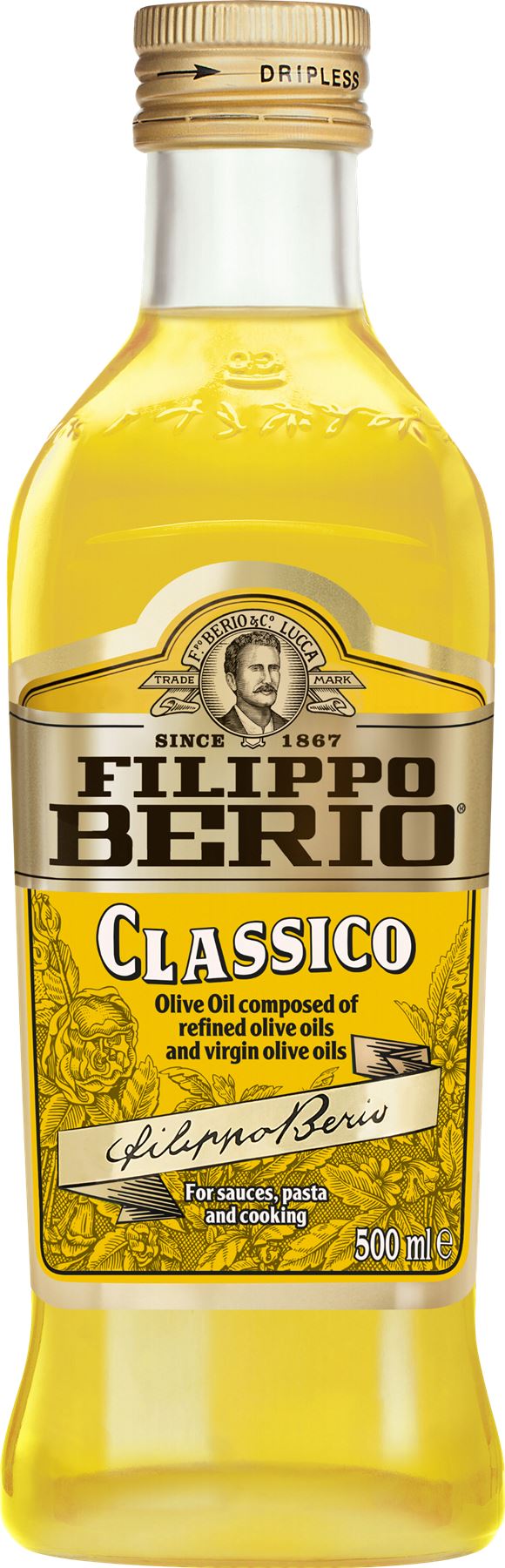 FILIPPO BERIO Pure Olive Oil 500ml - 1 Case