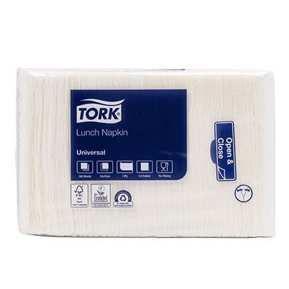 Tork® Lunch Napkin White 1ply