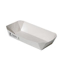 Notpla Seaweed Lined Curved Tray White 10x6"