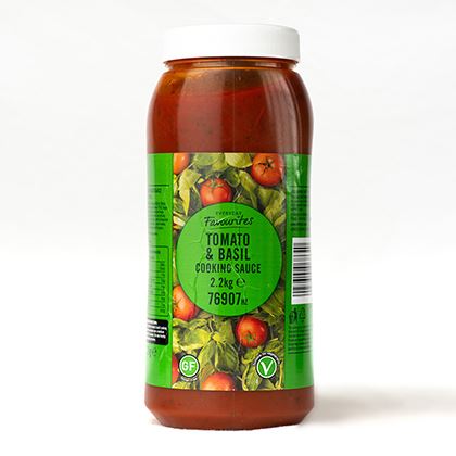 Everyday Favourites Tomato& Basil Sauce