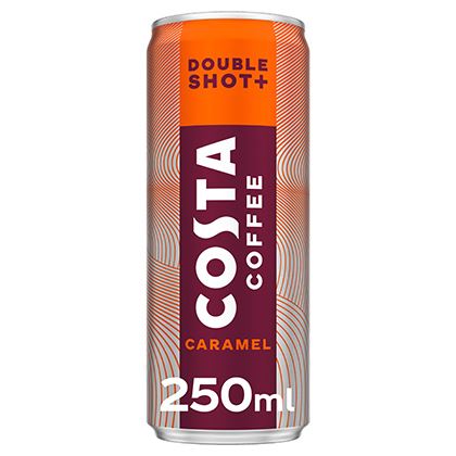 Costa Coffee Double Shot Plus Caramel (Case of 12)