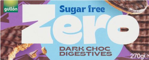 GULLON Zero - Sugar Free Dark Chocolate Digestives 270g
