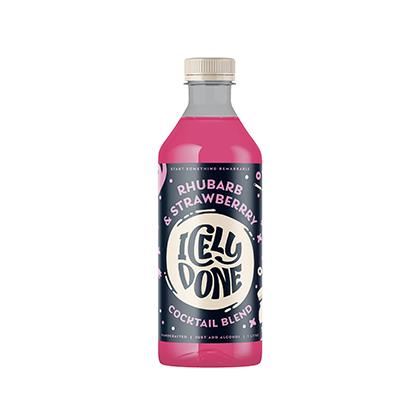Icely Done Rhubarb & Strawberry 0% Alcohol