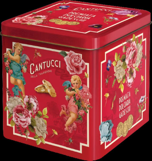 Dolciaria Gadeschi - Cantucci Red Cherubini Tin (6x200g)
