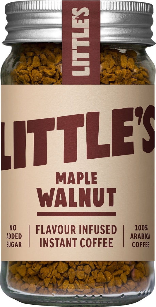 LITTLE'S Maple Walnut Flavour Instant Coffee 50g - 1 Case