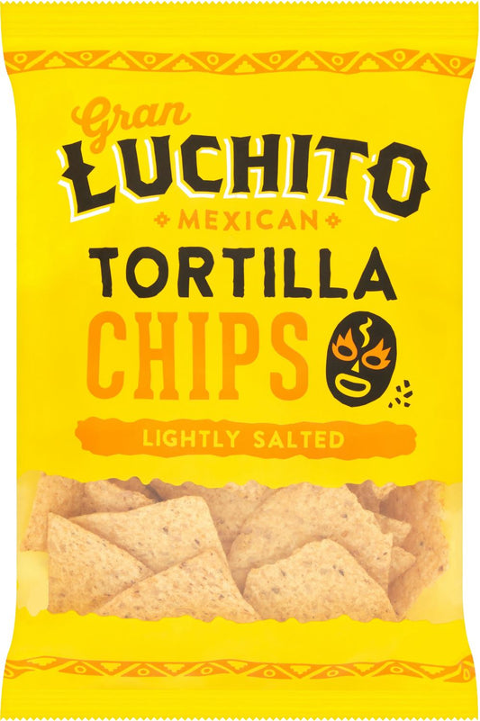 GRAN LUCHITO Tortilla Chips - Lightly Salted 170g - 1 Case