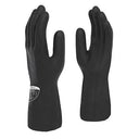 Polyco Maxima 30cm Heavy Duty Flock Lined Natural Rubber Glove (Case of 4)