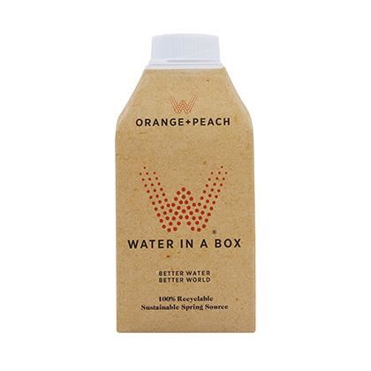 Water in a Box Orange & Peach Spring Water