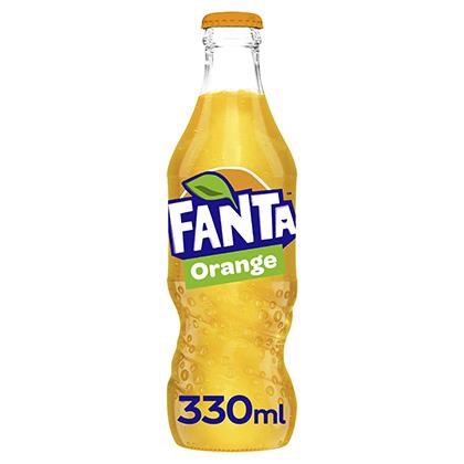 Fanta Orange 330ml Glass Bottle