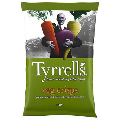 Tyrrells Vegetable Crisps 40g