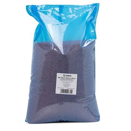 Red Split Lentils. (Case of 1)