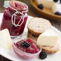 Vegan Spiced Apple and Blackberry compote