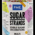 PME CAKE Sugar Strands - Multi-Coloured 80g