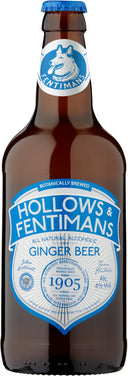 HOLLOWS & FENTIMANS Alcoholic Ginger Beer 4% ABV 500ml (Case of 8)