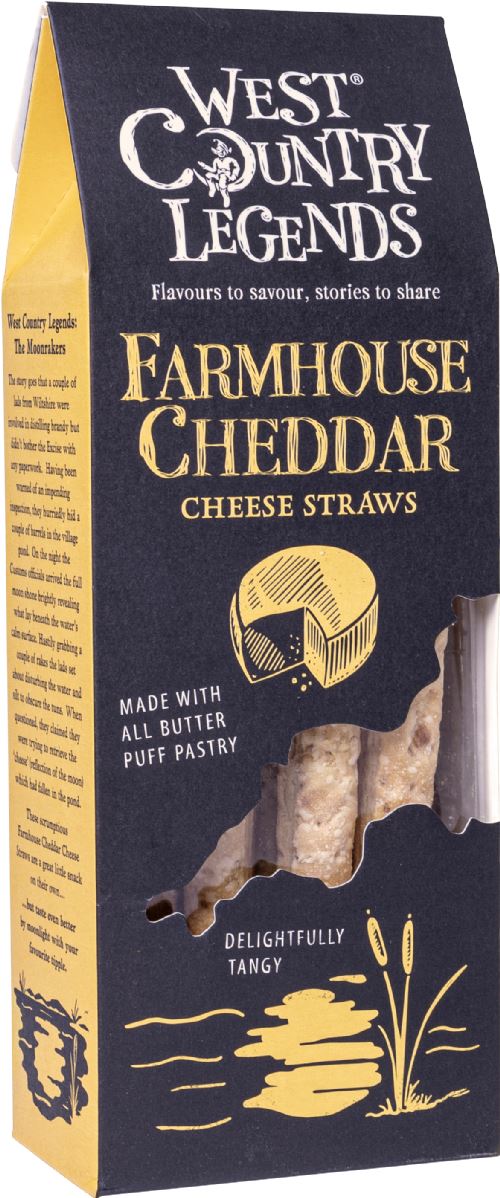WEST COUNTRY LEGENDS Farmhouse Cheddar Cheese Straws 100g