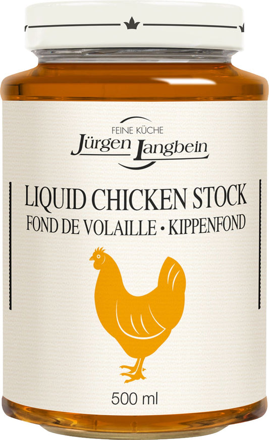 JURGEN LANGBEIN Liquid Chicken Stock 500ml - 1 Case