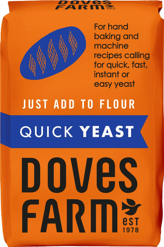 DOVES FARM Quick Yeast 125g - 1 Case