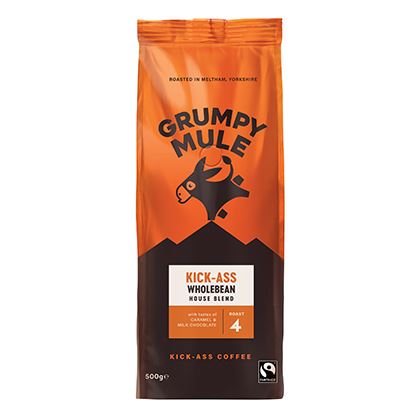 Grumpy Mule Fairtrade Kick Ass Espresso Beans