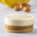 Individual Vegan Banoffee Cheesecake