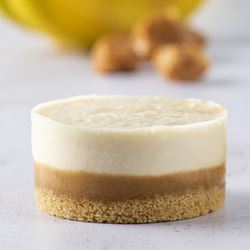 Individual Vegan Banoffee Cheesecake