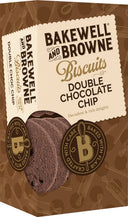 BAKEWELL AND BROWNE Double Chocolate Chip Biscuits 150g (Case of 10)
