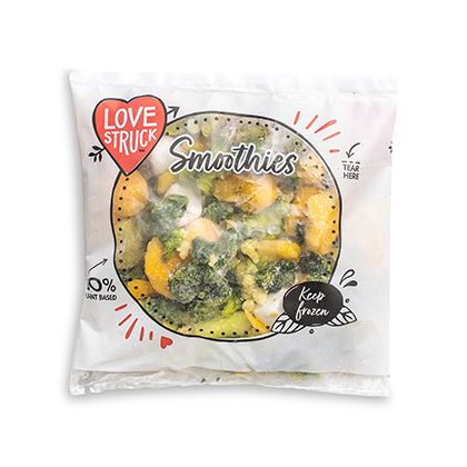 Love Smoothies Avo Go-Go frozen smoothie sachets.