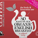 CLIPPER 80 Organic English Breakfast Teabags 232g