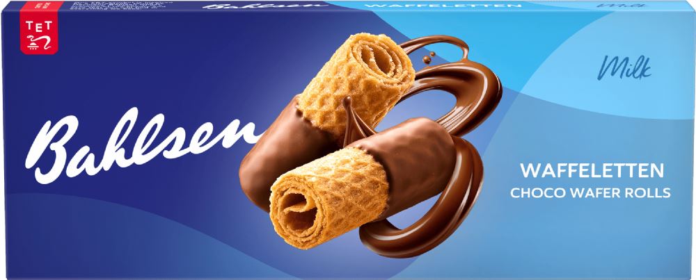 BAHLSEN Waffeletten - Milk Chocolate 100g - 1 Case