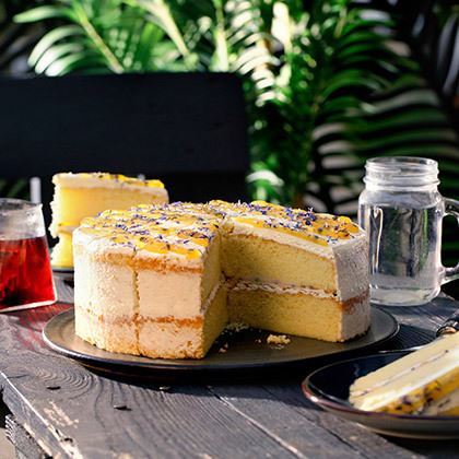 The Handmade Cake Co Fruity Passionfruit & Lime Cake