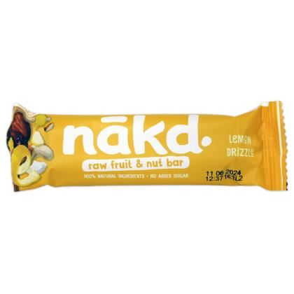 Nakd Lemon Drizzle Fruit & Nut Bar 35g (Case of 18)