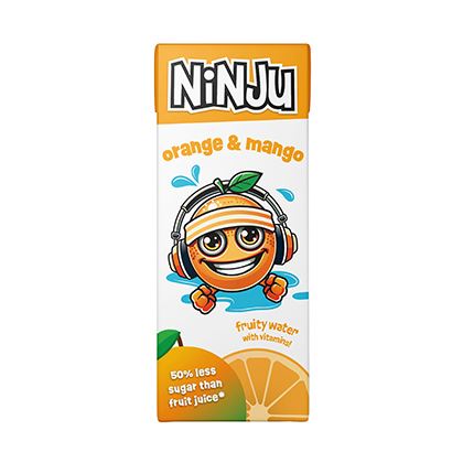 Ninju Orange & Mango Juice 200ml (Case of 24)