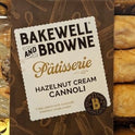 BAKEWELL AND BROWNE Pâtisserie - Hazelnut Cream Cannoli 180g